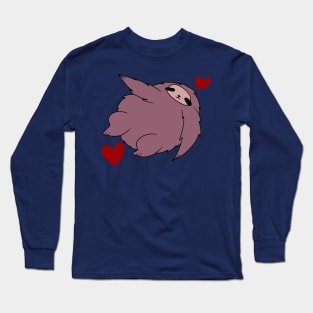 Fat Sloth Falling in Love Long Sleeve T-Shirt